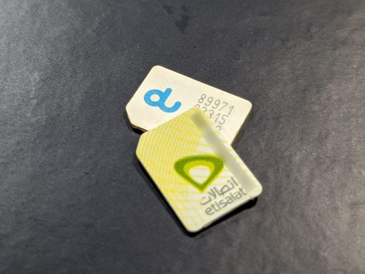 ETISALAT AND DU SIM CARDS