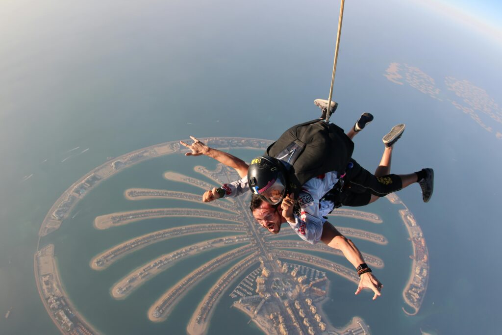 palm skydiving