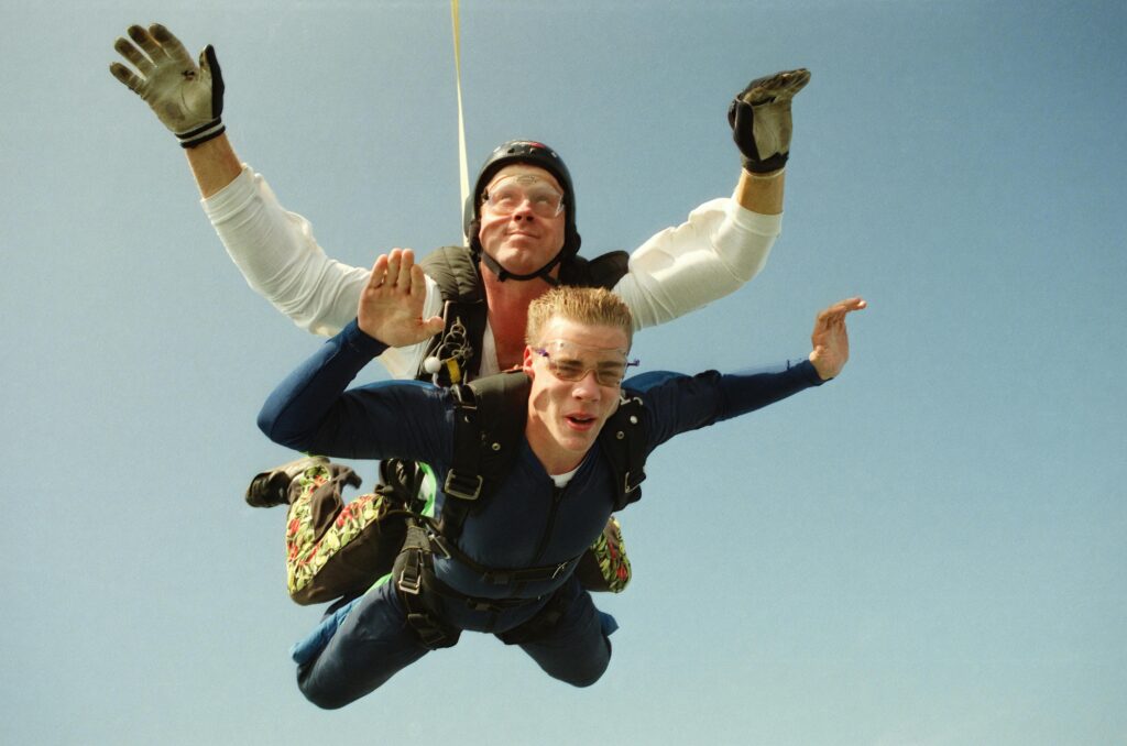 skydiving